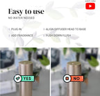 Dynamo Essential Oil Diffuser for Home with Fragrance Sample, App & Manual Control, Cold-Air Scent Diffusers for Home,Large Room, Hotel Scent Diffuser 1000sq. ft. Silver, Aroma Diffusers