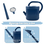 2 Gallon Garden Watering Can, Plastic Outdoor Watering Can for Plants
