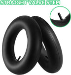 4.80/4.00-8" Inner Tube with Straight Valve Stem (2-Pack) - Heavy Duty Replacement Tire Tubes for Wheelbarrows, Mowers, Hand Trucks, Dollies