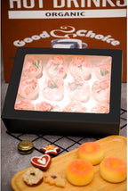 Bakepacker Auto-pop up 12 Cupcake Containers 6-Packs Black Cupcakes Carrier, 12 Cupcake Boxes with Window 13"x10"x3.5"