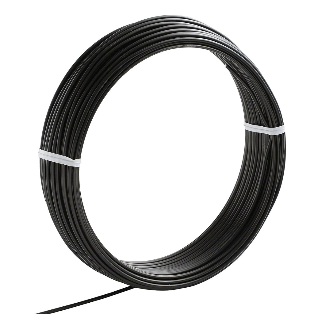 Wazakura 150 gr Black Anodized Aluminum Bonsai Training Wire Made in Japan (2 mm, Black)