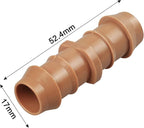 Jayee 50 Pack Drip Irrigation Barbed Coupling Fittings (17mm) for 1/2" Drip Hose(0.600”ID), Sprinkler Tubing Connector for Drip System