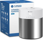 Stainless Steel Humidifier, 4.5L Easy to Clean Humidifier with 304 Stainless Steel Tank, Cool Mist Humidifiers for Bedroom with Smart Humidistat & Timer, 25dB Sleep Mode for Baby, Plants