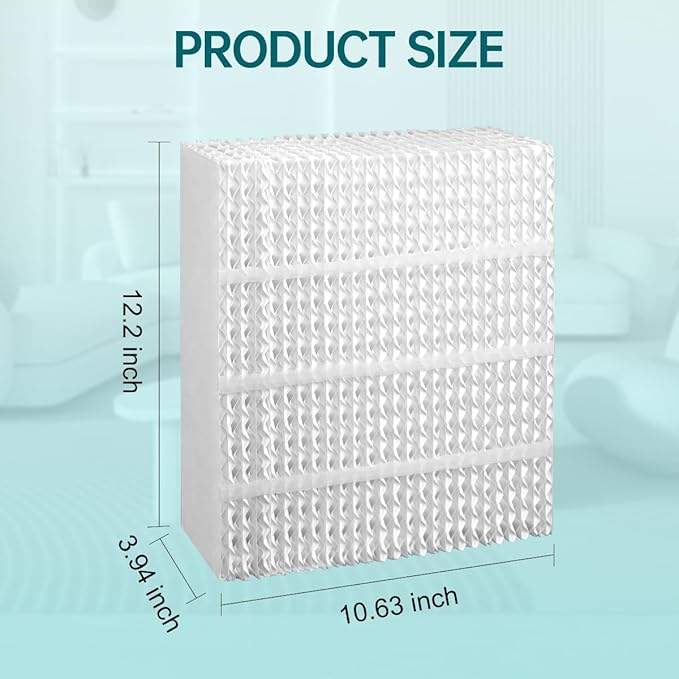 EP9800 1043 Evaporative Humidifier Wick Replacement for AIRCARE EP9700 EP9500 SS390DWHT 821000 826000 826800 Bemis Space Saver 800 Series Essick Air EP9R-Series 1 Pack