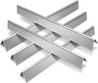 GGC 24.5" Flavorizer Bars for Weber 7539 Genesis 300 310 E310 320 Grills with Side-Controls, 5 PCS Stainless Steel Flavor Bars for Weber 7540 (24.5" L x 2.2" W x 2.3" H)