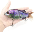 5.9in Multi Jointed Swimbait Fishing Lures Bait,2 Segment Big Giant Sinking Fishing Bass Lures,Crankbaits Swimbaits with Treble Hook