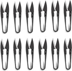 JINJIAN Bonsai Pruning Scissors 12PCS - Small Pruner Shears Bud Leaves Trimmer Garden Shears for Plants, Gardening Clippers for Flower Bonsai Trimming Pruners Trimmers Secateurs(BLACK)