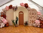 Mexico Theme Arch Stand Covers Fiesta Wedding Party Elastic Fabric Background Birthday Baptismx Baby Shower Decor Props (90x150cm(W35''H60''),G-3741)