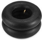 QWORK 4.10/3.50-4 Wheelbarrow Inner Tube, 4 Pack Replacement Inner Tubes, Bent Valve, for Lawn Movers, Hand Trucks