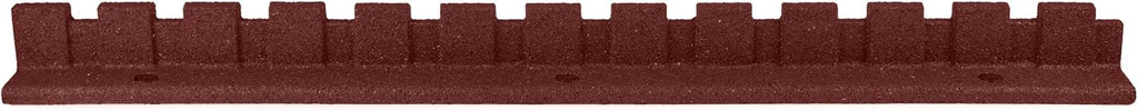 Playsafer L-Shaped Flexible Rubber Castle Edger for Lawns Landscaping and Playgrounds | Easy No Dig Installation (6 Pack, Red)