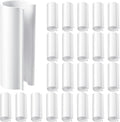 Jetec 32 Pcs PVC Pipe Clips Pool Cover Clamps for Above Ground Pool Greenhouses, Row Covers, Garden, Shelters, Bird Protection, 2.4 Inch Long(for 1/2 Inch PVC Pipe,White)