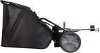 Brinly 42" Tow-Behind Lawn Sweeper in Hammered Finish with High-Velocity Brushes