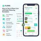 Flora Premium Plant Mister Spray Bottle for Gentle & Fine Mist for Precision Hydration, Dispersed Humidity & Moisture, Comes w App for Smart Plant Care, Plant ID and Diagnosis Tool (1 pack)