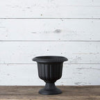 Root & Vessel, Classic Urn Planter, Black, 14-Inch
