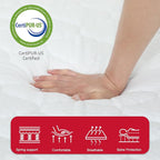 PayLessHere 8 Inch Mattress Medium Firm Spring Mattress Cool Sleep Pressure Relief King Size Mattress in a Box Fiberglass Free CertiPUR-US Certified Breathable Foams Mattress