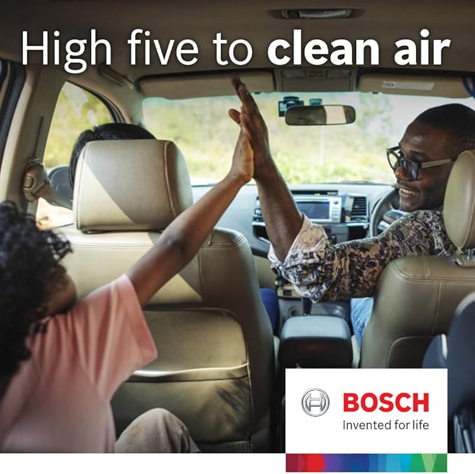 BOSCH 6037C HEPA Cabin Air Filter - Compatible with Select Acura RDX; Honda Accord, Civic, Clarity, CR-V, CR-Z, Fit, HR-V, Insight, Odyssey (Pack of 3)