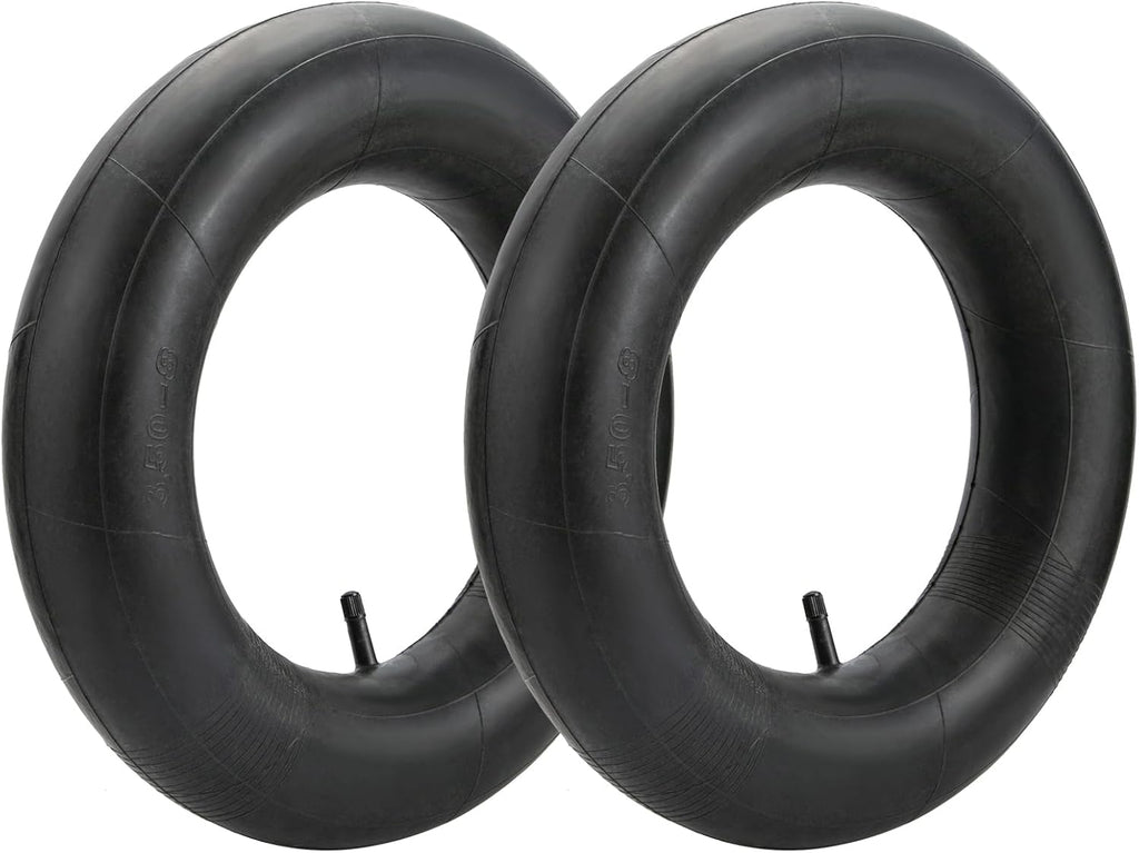 16x6.50-8 16x7.50-8 Inner Tubes, 2 Pack Heavy Duty Replacement Tire Inner Tubes with Straight Valve Stem for Wheelbarrow, Lawn Mower, Tiller, Tractor, Garden Cart, Golf Cart, Snow Throwers, etc
