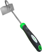 Garden Guru Hand Hoe Tiller Cultivator Tool - Stainless Steel for Ultimate Strength - Rust Resistant - Ergonomic Handle - Great for Gardening Digging Tilling Planting Cultivating Loosening