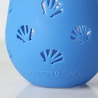 Hyperspace 20 OZ Stemless Wine Glass, Beverage Glass with Protective Silicone Sleeve (Blue & Purple Shell)