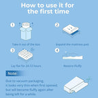 YUGYVOB Queen Mattress Topper -800GSM Extra Thick Cooling & Breathable Mattress Pad with Deep Pocket 8"-21" & Soft Down Alternative Filling, White