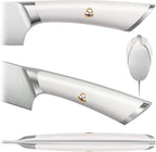 Cangshan ELBERT Series German Steel Forged Starter Knife Sets (White, 2-Piece)