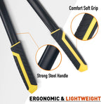 JARDINEER 3PCS Garden Shears Set, Include 30" Anvil Brach Cutter Loppers for Tree Trimming Heavy Duty with 2" Cutting Capacity, Bypass Pruner and Spare SK5 Blade