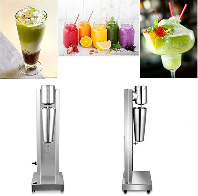 DYRABREST 650ML Commercial Electric Milk Shaker Maker Drink Smoothie Blender