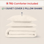 Kotton Culture 3 Pc California King Size Duvet Cover Set -100% Egyptian Cotton Sateen 600 Thread Count Ultra Soft Premium Durable Comforter Cover Zipper Closure & Corner Ties (Butter,104"x98")