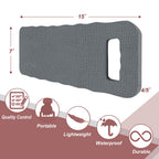 Altdorff Thick Kneeling Pad 2 Pack, Waterproof,Comfortable Garden Kneeling Pads Stain Resistant, Multi-Functional Kneeler Pad for Gardening, Baby Bath, Yoga, Praying and Exercise (Deep Grey)