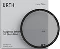 Urth 82mm Magnetic Ethereal Black Mist ½ Diffusion Lens Filter (Plus) — Cinematic Effect, 20-Layer Nano-Coated Light Dispersing Particles