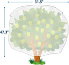 Homimp Frost Protection for Plants,Plant Covers Warm Plant Protection Cover Bags for Winter Frost Cold Weather Shrubs & Trees Jacket Covers (Yellow, 31.5" W x 47.3" H(8 PCS))