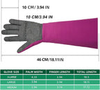 Gardening Gloves, Thorn Protective, Forearm Protection, Yard Work, Pruning, Outdoor Activity, Comfortable (pink, large)