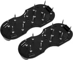 Aerator Shoes with Adjustable Strap,Heavy Duty Spikes for Grass Aerating Patio Garden,Fully Assembled Aerating Shoes for Yard Patio Lawn Garden