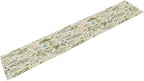 Floral Botanical Table Runner, Garden Spring Flower Botanical Butterfly Animal for Restaurant, Kitchen, Wedding, Party Rectangular Table Runner Decoration,13in（33cm） W * 72in（184cm） L
