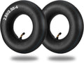 2.80/2.50-4" Inner Tubes, 2 Pack Heavy Duty 2.80 2.50-4/280/250-4 Replacement Tire Inner Tube with Bent Valve for Scooters, Hand Trucks, Wheelbarrows, Utility Cart, Dollys, Lawn Mowers, Trolleys