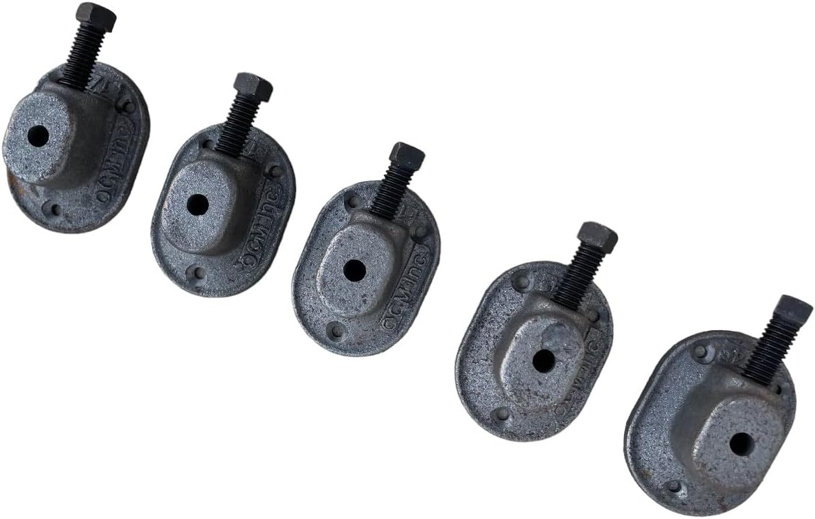 Sandbaggy Heavy Duty 1/4" Pencil Rod Clamp - Reusable Concrete Formwork Clamps - Cast Malleable Iron - Construction Grade Strength & Safety (Heavy Duty, 1, Count)