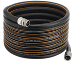 Giraffe Tools Garden Hose 50ft x 5/8", Custom Length, Heavy Duty, No Kink, Flexible, Rubber Garden Hose, Leakproof Water Hose with Male to Female Fittings, 600 Burst PSI