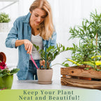 5 Pack Stackable Plant Support Stakes, 38inch Climbing Plant Sticks Structures for Monstera with Garden Ties, Durable Alternative to Moss Pole for Indoor Outdoor Plants
