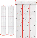 Qualirey Giant Sticky Fly Traps,30 Feet Fly Strips for Indoor Outdoor Hanging Flying Tapes Non Toxic Ribbon Fruit Gnat Killer for Mosquito Plants House Horse Stable (White,2 Pcs)