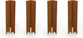 Cor-Ten Steel Landscape Edging Connector Clip with Rust Patina Finish, Pre-Rusted Cor-Ten Connector Clip, 8 in