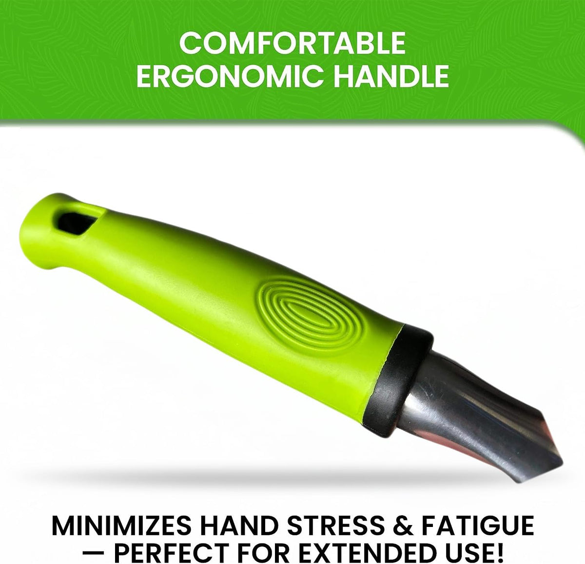 Garden Guru Hand Weeder Tool with Ergonomic Handle - Weed Puller for Planting, Weeding, Flower and Vegetable Care in Lawn Garden Yard | Rust Resistant
