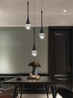Pendant Lights Kitchen Island 3-Lights Pendant Chandelier for Dining Room Hallway Stairwell,LED Dimmable 2700K-6000K