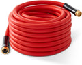 Garden Hose 50ft x 3/4” Hot Water Hose, Heavy Duty -50°F to 190°F,Burst 600Psi Flexible Upgraded Rubber Hoses,3/4” Solid Fittings for All-weather Outdoor Lawn & Garden