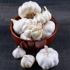 1 Pound Garlic for Planting in Fall Hard Neck, 8-10 White Garlic Bulbs for Planting, Fresh and High Yield Bulb Variety Pack, Hardy and Fast Growing