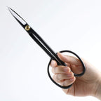 Wazakura Twig Bonsai Scissors Made in Japan 8-1/4inch(210mm), Japanese Bonsai Garden Tools, Hasami Pruning Shears - Long Handle Black