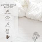 1000 TC Embroidered Duvet Cover King Size Set 100% Egyptian Cotton - Luxurious 1 Comforter Cover 2 Pillow Shams - 3 PC Quilt Cover Hotel Quality Long Staple Bedding (Silver & Black)