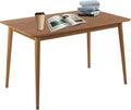 47" Dining Table Kitchen Table Dining Room Table Small Kitchen Table for Small Spaces Table Modern Home Furniture Dinner Table Rectangular (Natural)