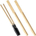 Zonon 2 Pcs Square Eye Post Hole Digger Handle Wood Post Hole Digger Replacement Handle, 48 Inches