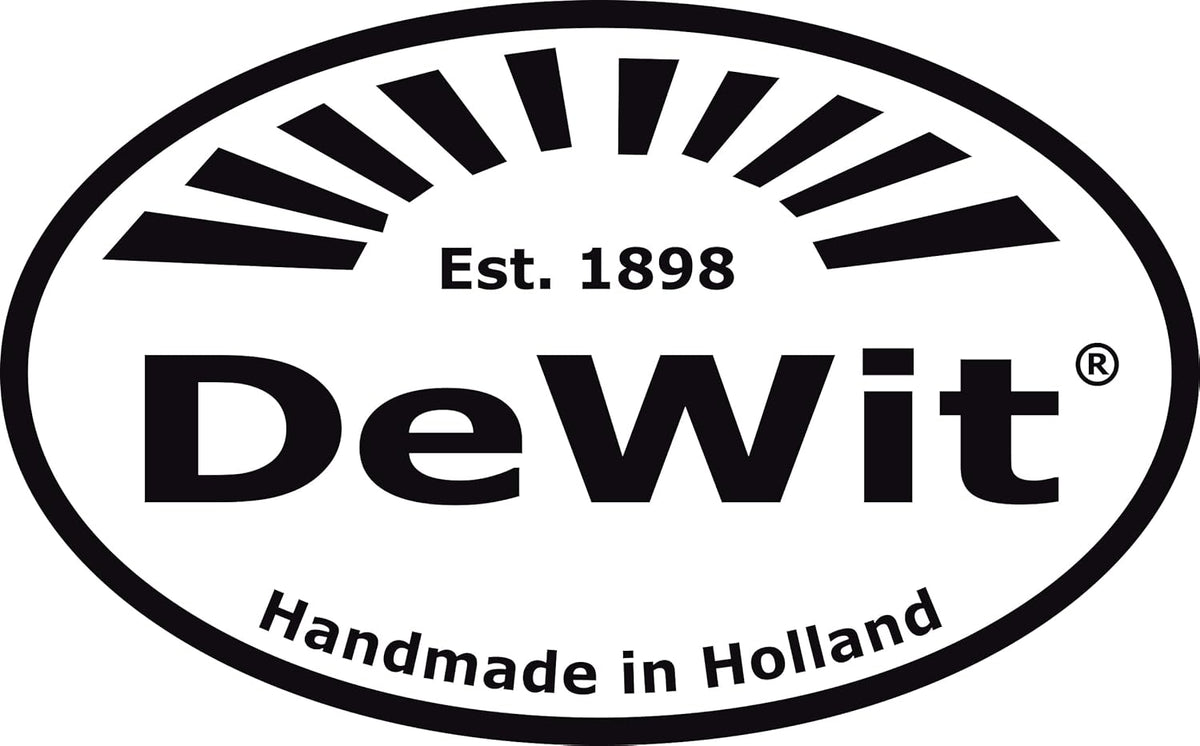 DeWit Korean Right Hand Hoe - Versatile Ho-Mi Garden Tool with Tempered Boron Steel Blade & Ash Hardwood Handle (12" Total Length, 0.65lbs)