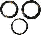 Quality Black Long Lasting Bonsai Training Wire Set of 3 Sizes - 1.0mm, 1.5mm, 2.0mm (32 Feet Each Size)